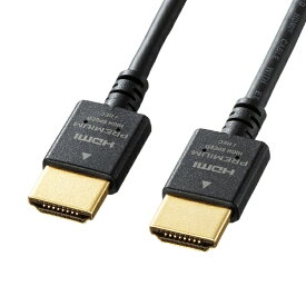 サンワサプライ｜SANWA SUPPLY HDMIケーブル Premium ブラック KM-HD20-PS15 [1.5m /HDMI⇔HDMI /スリムタイプ /イーサネット対応]