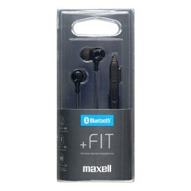 マクセル｜Maxell bluetooth イヤホン カナル型 マクセル ブラック MXH-BTC110BK [ワイヤレス(ネックバンド) /Bluetooth対応][MXHBTC110BK]