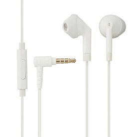 ELECOM｜エレコム インナーイヤー型 EHP-F10IMBWH ホワイト [φ3.5mm ミニプラグ][EHPF10IMBWH]