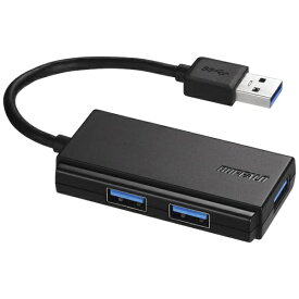 BUFFALO｜バッファロー BSH3U108U3 USBハブ ブラック [バスパワー /3ポート /USB3.0対応][BSH3U108U3BK]