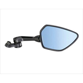 TANAX｜タナックス AOS-104-10BL　バイクミラー　ナポレオン（NAPOLEON）　シャークミラー1B（左側用）（ブルー鏡）10mm　正・逆ネジボルト付／1本入り AOS-104-10BL ブラック