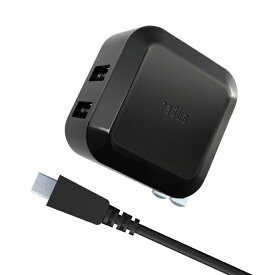 ラディウス｜radius 2Port USB AC Adapter + micro USB Cable RK-ADA01K ブラック