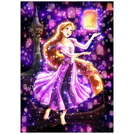テンヨー｜Tenyo ステンドアートジグソーパズル DSG-266-963 塔の上のラプンツェル 夜空に灯る夢