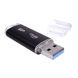 SILICONPOWER｜シリコンパワー USBメモリー　Blaze B02 SP128GBUF3B02V1K ブラック [128GB /USB3.1 /USB TypeA /キャップ式]