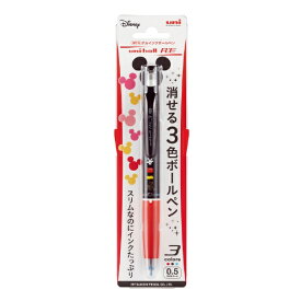 三菱鉛筆｜MITSUBISHI PENCIL ユニボール R:E 3 多色ボールペン パック入り ミッキー URE350005DS1P.MC [0.5mm]