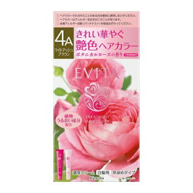 カネボウ｜Kanebo EVITA(エビータ)トリートメントヘアカラー 4A ライトアッシュブラウン 1剤45g+2剤45g