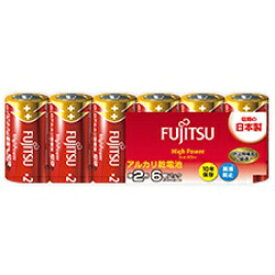 FUJITSU｜富士通 LR14FH-6S 単2電池 ハイパワータイプ [6本 /アルカリ][LR14FH6S]