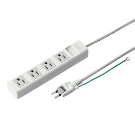 サンワサプライ｜SANWA SUPPLY 電源タップ TAP-N3450N [5.0m /4個口 /スイッチ無][TAPN3450N]