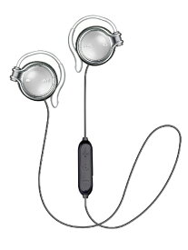 JVC｜ジェイブイシー ブルートゥースイヤホン 耳かけ型 ムーンストーンシルバー HA-AL102BT-S [ワイヤレス(左右コード) /Bluetooth対応]