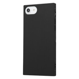イングレム｜Ingrem iPhoneSE（第3・2世代）4.7インチ/ iPhone 8/7 耐衝撃ソフトケース KAKU/ブラック IN-P7STK1/B ブラック