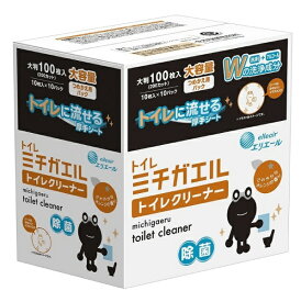 大王製紙｜Daio Paper elleair（エリエール） ミチガエル トイレクリーナー つめかえ用100枚〔トイレ用洗剤〕【rb_pcp】