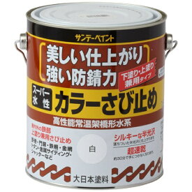 サンデーペイント｜SUNDAY PAINT スーパー水性カラーさび止 白 1600ml