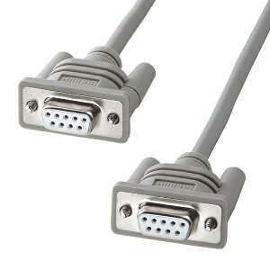 �T�����T�v���C�bSANWA SUPPLY RS-232C�P�[�u�� �N���X �iD-sub9pin���X �C���`�l�W�i4-40�j- D-sub9pin���X �C���`�l�W�i4-40�j�E1.5m�E���C�g�O���[�j KRS-403XF1K2[KRS403XF1K2]