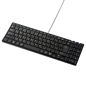 �T�����T�v���C�bSANWA SUPPLY �L�[�{�[�h�@�X���� �u���b�N SKB-SL17BKN [�L�� /USB]�yrb_ keyboard_cpn�z