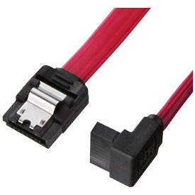 サンワサプライ｜SANWA SUPPLY 上L型シリアルATA3ケーブル（ストレート側ラッチ付き・1m） TK-SATA3-1UL