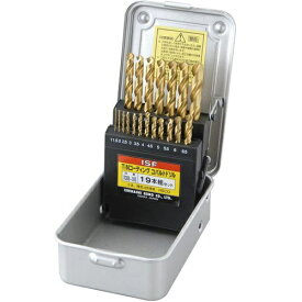 イシハシ精工｜ISS TCOD-19S TINコバルト正宗ドリル 19本セット TCOD19S
