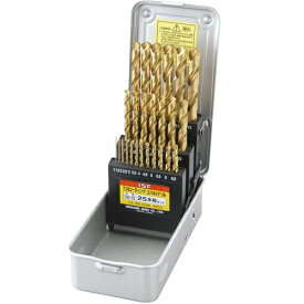 イシハシ精工｜ISS TCOD-25S TINコバルト正宗ドリル 25本セット TCOD25S