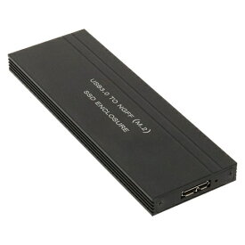 ainex｜アイネックス USB3.0接続 UASP対応 M.2 SATA SSDケース HDE-10 ブラック