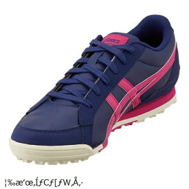 アシックス｜asics 27.0cm 男女兼用 スパイクレス ゴルフシューズ GEL-PRESHOT CLASSIC 3 ゲルプレショット クラシック 3 1113A009(ウィズ：スタンダード(3E相当)/インディゴブルー×ピンクレイブ)【返品交換不可】