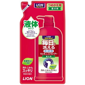 LION｜ライオン ペットキレイ 毎日でも洗える リンスインシャンプー 愛犬用 つめかえ用 400ml