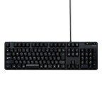 ELECOM｜エレコム 有線キーボード フルサイズ 日本語109キー USB接続 Windows対応 テンキー付き メンブレン方式 1.5mケーブル ブラック ブラック TK-FCM104XBK [有線 /日本語配列 /メンブレン]【rb_ keyboard_cpn】