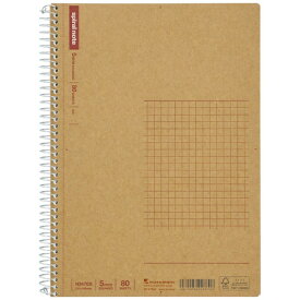 マルマン｜maruman スパイラルノート ベーシック 80枚 N247ES [A5 /5mm /方眼罫線]