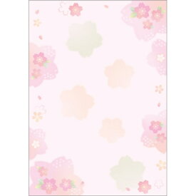ササガワ｜SASAGAWA 〔各種プリンタ〕和柄用紙 和ごころ 0.18mm [A4 /10枚] 彩桜 4-1030