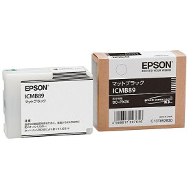 EPSON｜エプソン ICMB89 純正プリンターインク Proselection（プロセレクション） マットブラック[ICMB89]