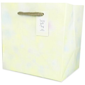 ワールドクラフト｜world craft 水彩柄ギフトバックSまごころ黄