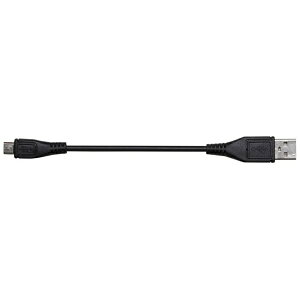 GROOVY�b�O���[�r�[ 0.15m�mUSB-A �� micro USB�n�[�d�P�[�u�� GM-UH007 �u���b�N