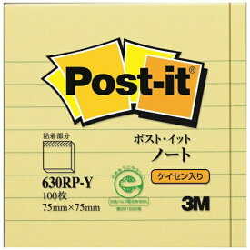3Mジャパン｜スリーエムジャパン ノート再生紙スタンダードシリーズ Post-it(ポスト・イット) イエロー 630RP-Y【rb_mmml】
