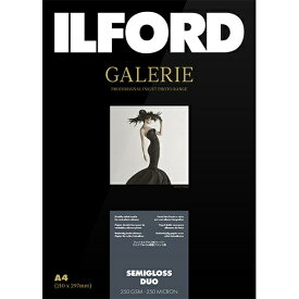 ILFORD｜イルフォード イルフォードギャラリーセミグロスデュオ 250g/m2（A4 25枚）ILFORD GALERIE Semigloss Duo 422138[422138GPSGD]