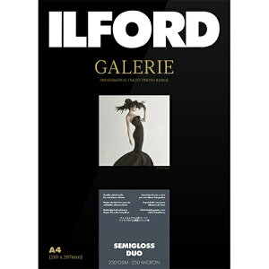 ILFORDbCtH[h CtH[hM[Z~OXfI 250g/m2iA4 25jILFORD GALERIE Semigloss Duo 422138[422138GPSGD]