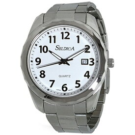 クレファー｜CREPHA メタルバンド腕時計　セルディカ　紳士用 SD-AM048-WTS SD-AM048-WTS