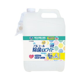 アース製薬｜Earth ヘルパータスケ らくハピ アルコール除菌EXワイド つめかえ 5L