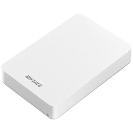 BUFFALO｜バッファロー HD-PGF4.0U3-GWHA 外付けHDD ホワイト [4TB /ポータブル型][HDPGF4.0U3GWHA]