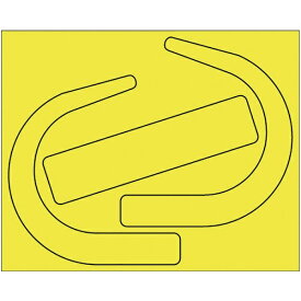 ユニット｜UNIT ユニット　安全帯使用確認ステ　大蛍光黄（10枚） 335-28Y