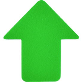日本緑十字｜JAPAN GREEN CROSS 緑十字　路面表示ステッカー　矢印型　緑　76×70mm　10枚組　PVC 403041