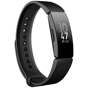 Fitbit フィットビット FB412BKBK-FRCJK フィットネストラッカー L/Sサイズ Inspire ブラック[FB412BKBKFRCJK]
