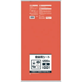 日本サニパック｜SANIPAK サニパック　B12R　食品用シート1200角　赤 B12R