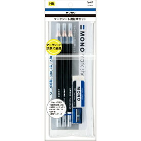トンボ鉛筆｜Tombow MONO(モノ) マークシート用鉛筆 ペンポーチ入りセット MA-PLMKN [HB /3本][MAPLMKN]