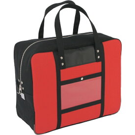 SANEI｜三栄産業 SANEI　帆布メール用ボストン（LL）馬蹄錠金具付　赤 BTLL-U-02