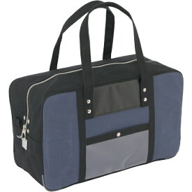 SANEI｜三栄産業 SANEI　帆布メール用ボストン（L）馬蹄錠金具付　紺 BTL-U-03