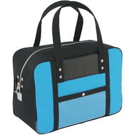 SANEI｜三栄産業 SANEI　帆布メール用ボストン（M）馬蹄錠金具付　ブルー BTM-U-09
