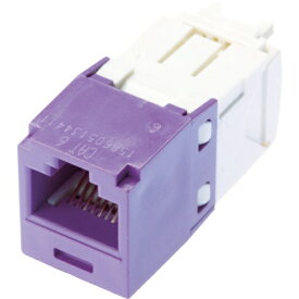 パンドウイット｜PANDUIT パンドウイット　カテゴリ6モジュラージャック　紫 CJ688TGVL
