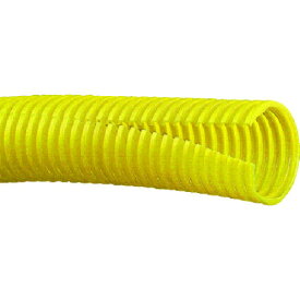 パンドウイット｜PANDUIT パンドウイット　コルゲートチューブ　ポリエチレン　スリット付き　黄 CLT25F-C4
