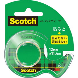 3Mジャパン｜スリーエムジャパン 3M　メンディングテープ　12mmX11．4m　ディスペンサー付 CM-12