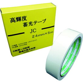 日東エルマテリアル｜Nitto L Materials 日東エルマテ　高輝度蓄光テープ　JC　24mmX5M NB-2405C