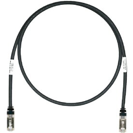 パンドウイット｜PANDUIT パンドウイット　CAT6A／CAT6　シールドパッチコード　6m　黒 STP6X6MBL