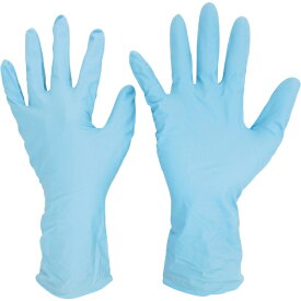 ミドリ安全｜MIDORI ANZEN ミドリ安全　ニトリル使い捨て手袋　ロング　厚手　粉なし　青　LL　（50枚入） VERTE-766H-LL